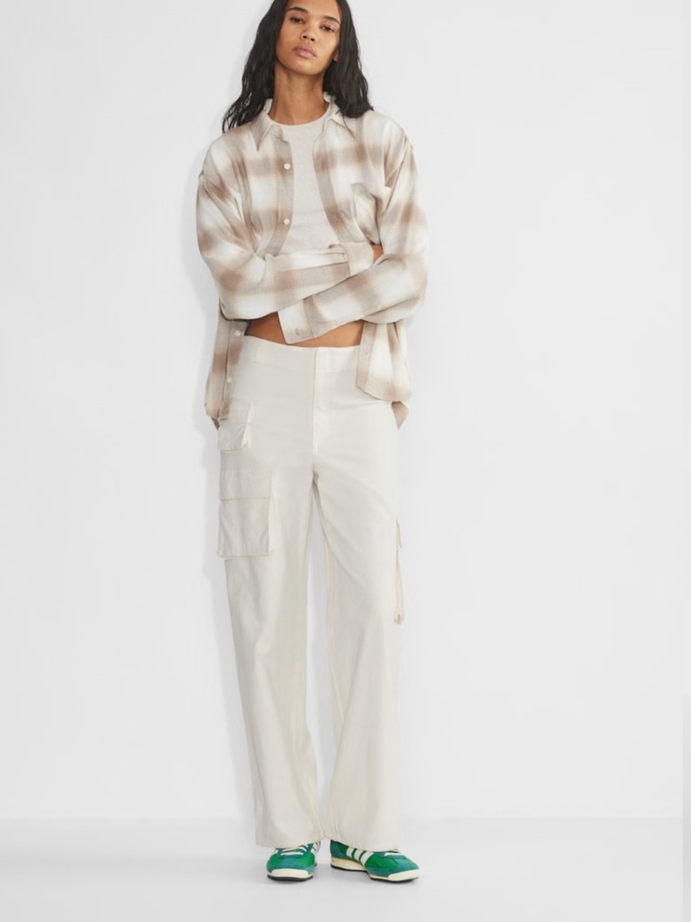 Aritzia Wilfred Free High-Waist Flat Front Picture Cargo Pant Size 4